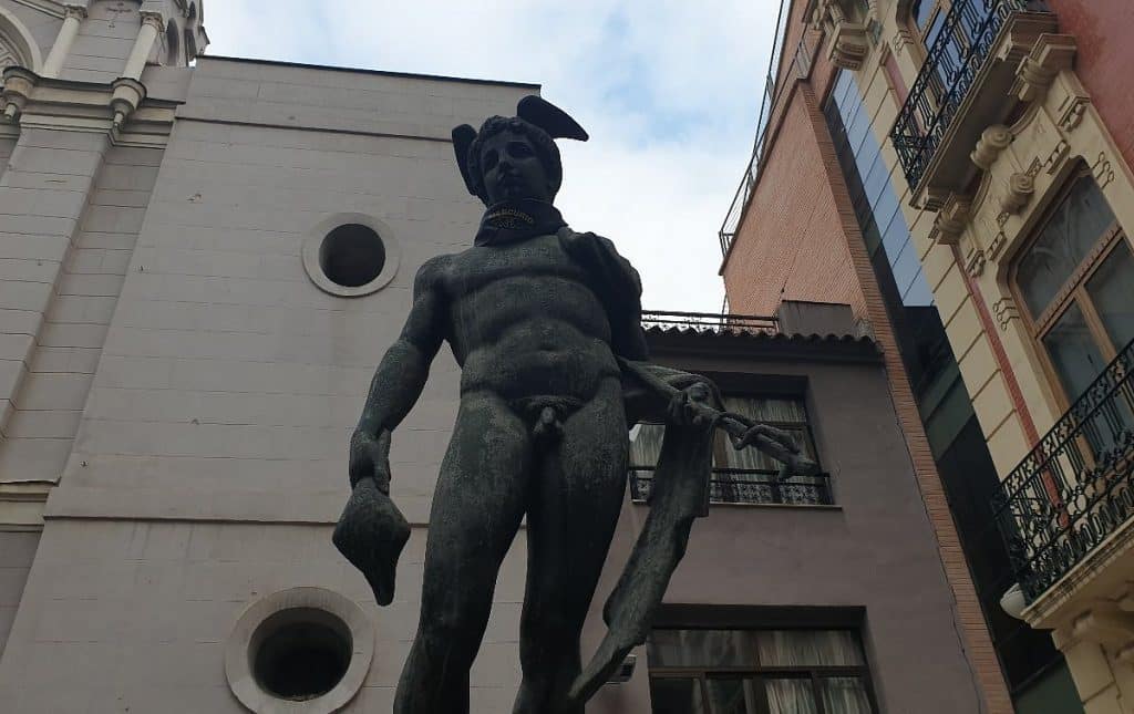 Mercurio protector de los comerciantes