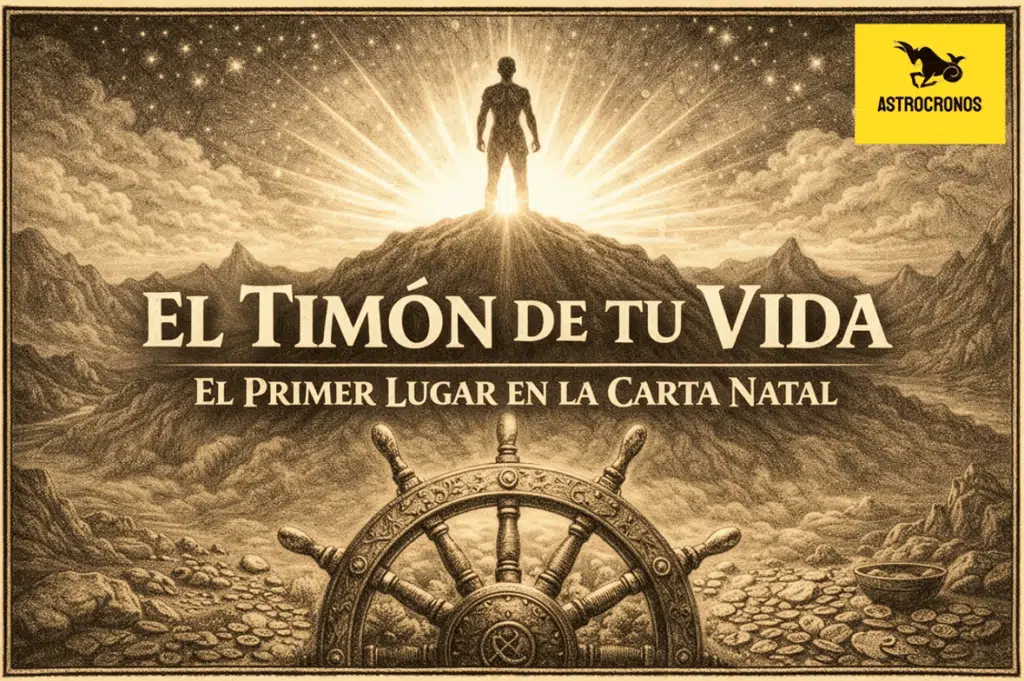 El Primer Lugar en la carta natal: Ascendente, cuerpo y Timón de tu vida