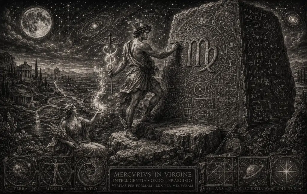 Mercurio en Virgo en la Carta Natal: Significado Completo según la Astrología Tradicional