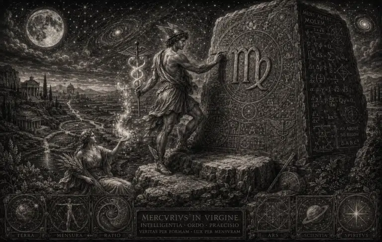 Mercurio en Virgo en la Carta Natal: Significado Completo según la Astrología Tradicional