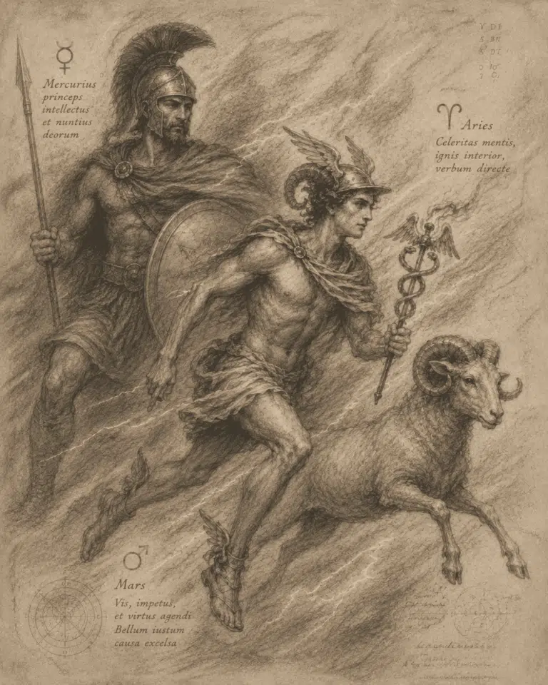 Mercurio en Aries en la Astrología Tradicional: Significado y Claves Interpretativas
