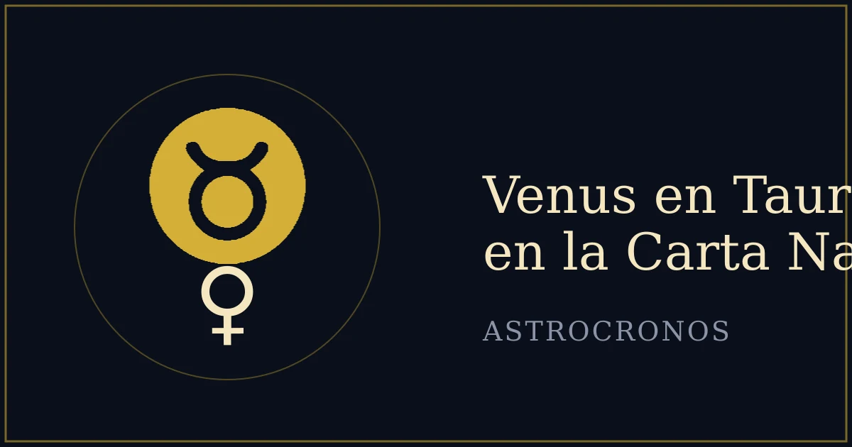 Venus en Tauro en la Carta Natal: El Amor que Echa Raíces y da Frutos